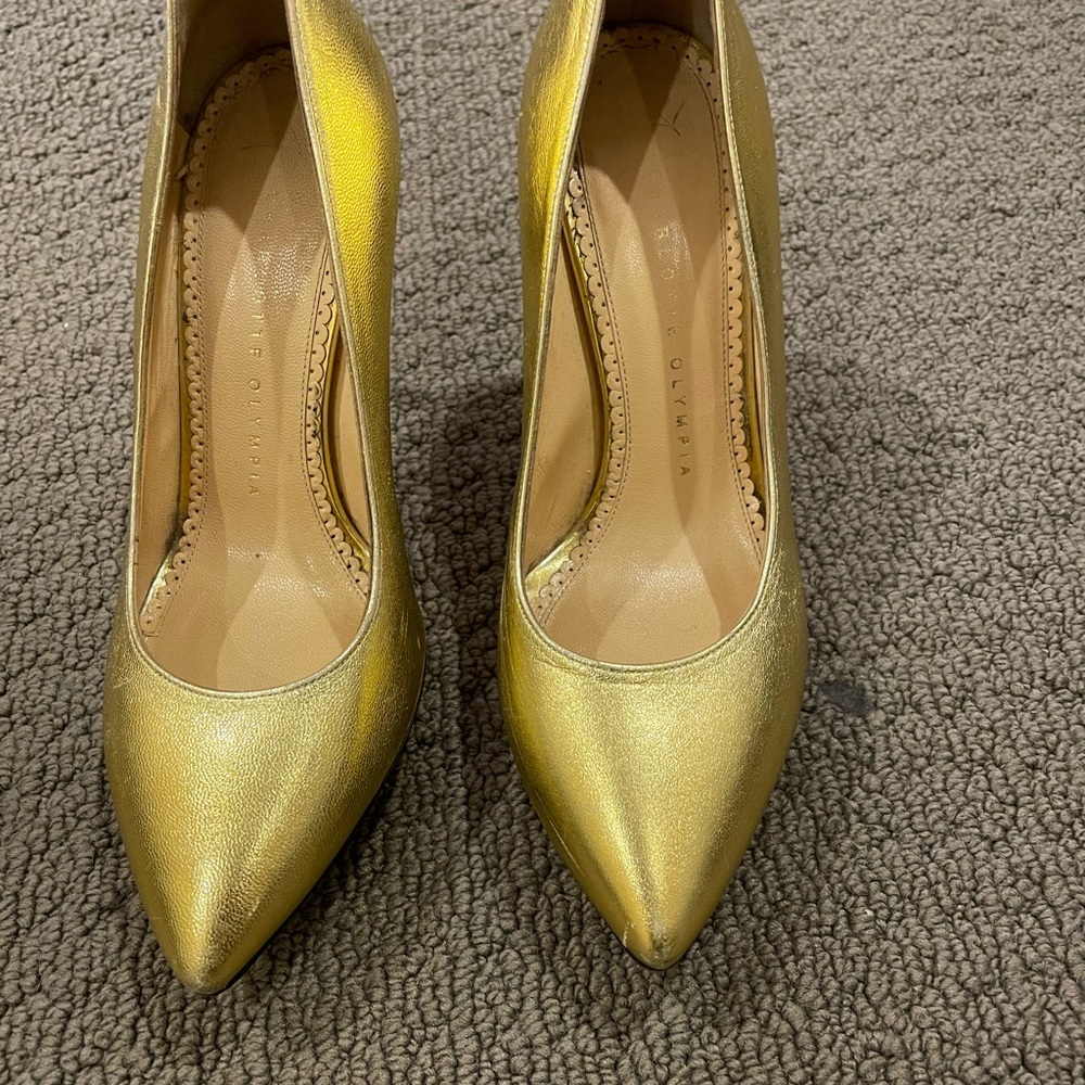 charlotte olympia gold platform heel - Picture 5 of 6